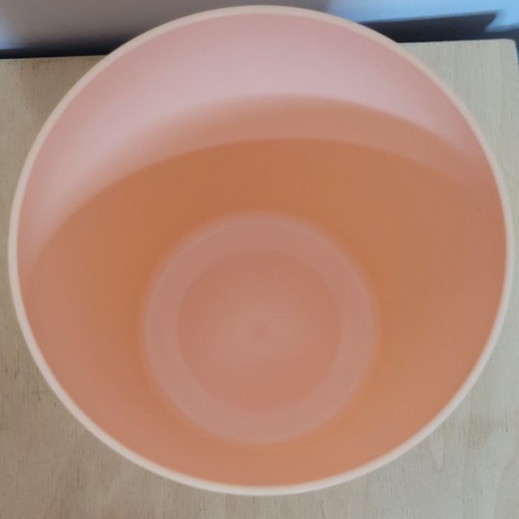 MCM Pink Plastic Canister Set of 3 With Lids Sugar Coffee Tea Nesting Storage - Picture 11 of 13